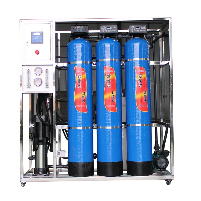 Softened water treatment equipment